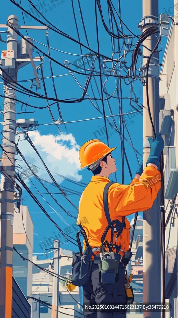 電力局插畫