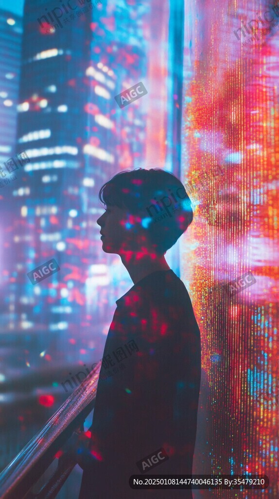 科技人物背影
