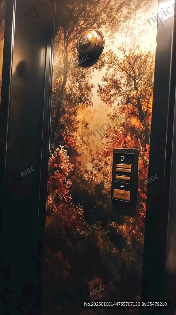 電梯間壁畫