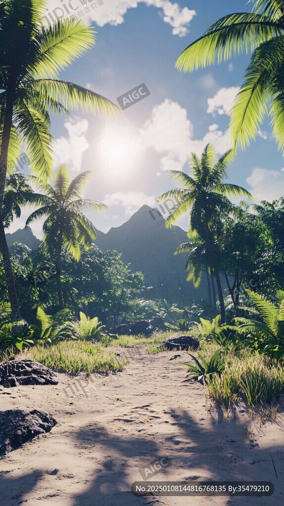 熱帶風光美景