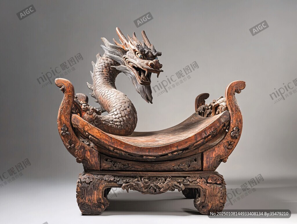 龍船擺件