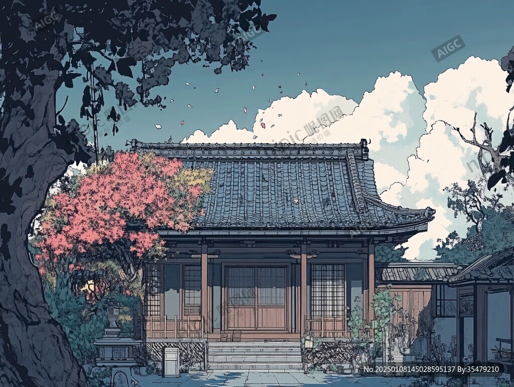 文殊院插畫