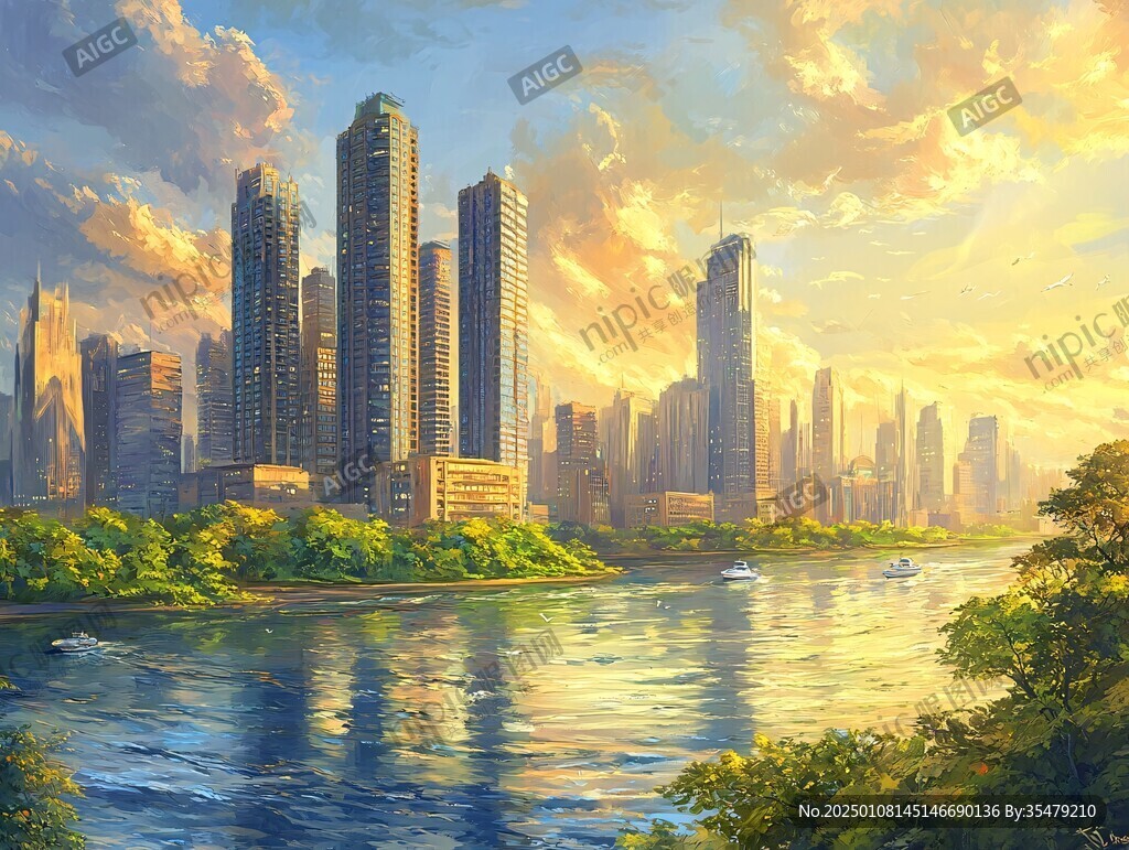 寫實城市畫