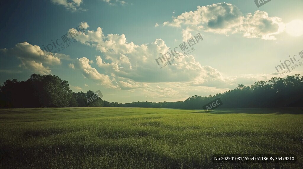 陽(yáng)光稻田美景
