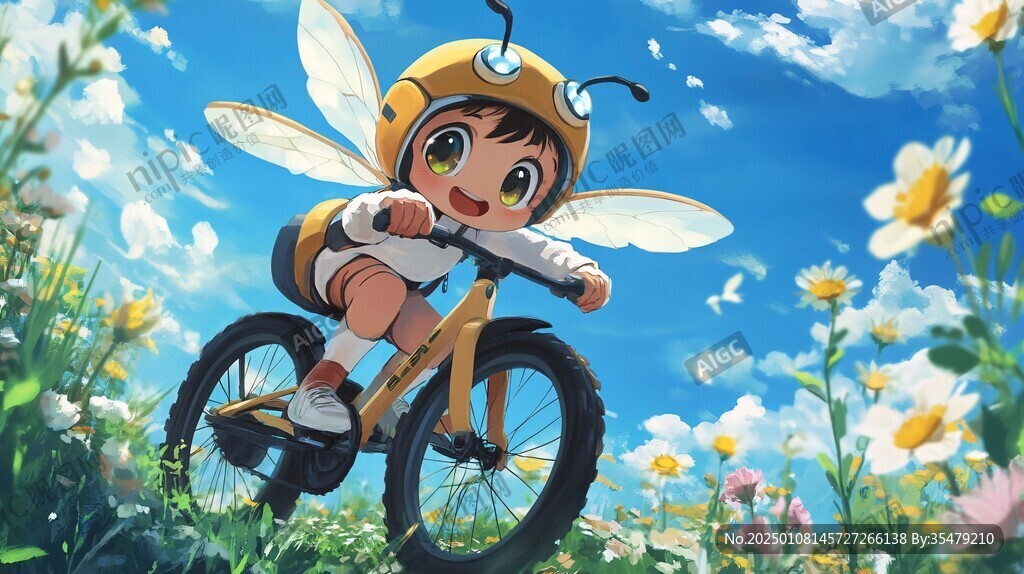 小蜜蜂動漫插圖