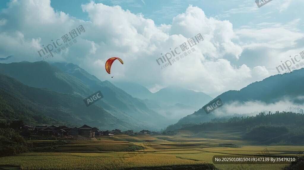 尼泊爾滑翔傘