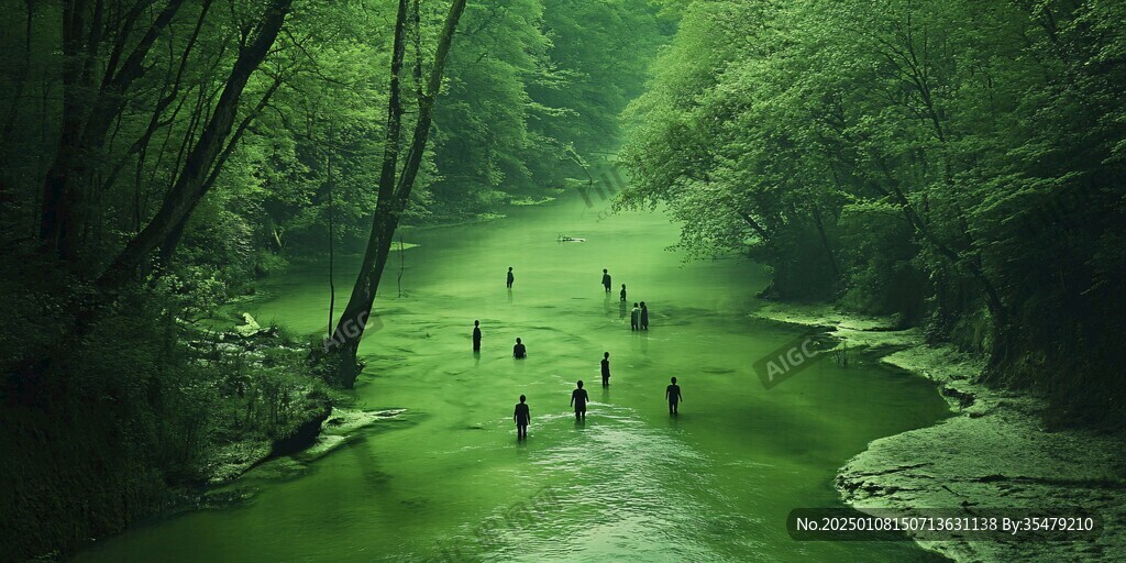 秦嶺浐河風光
