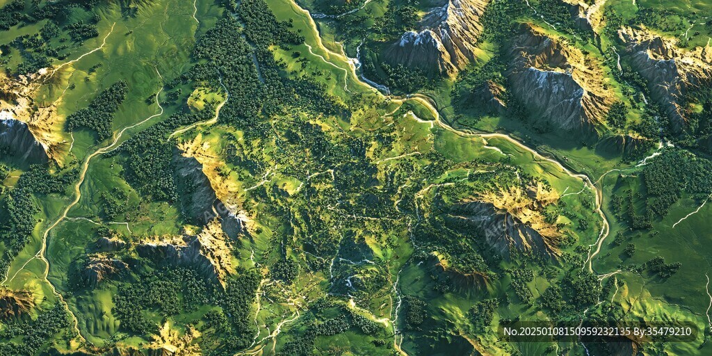 黃土高原模型