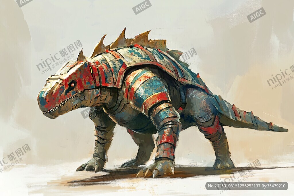 完齒獸插畫(huà)