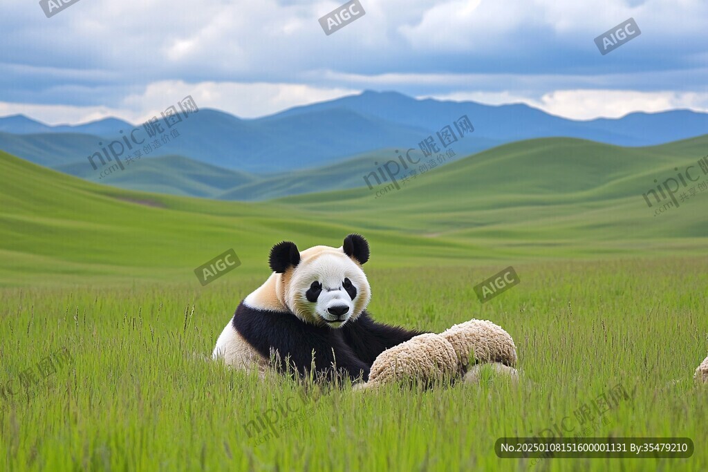 熊貓的愜意時光