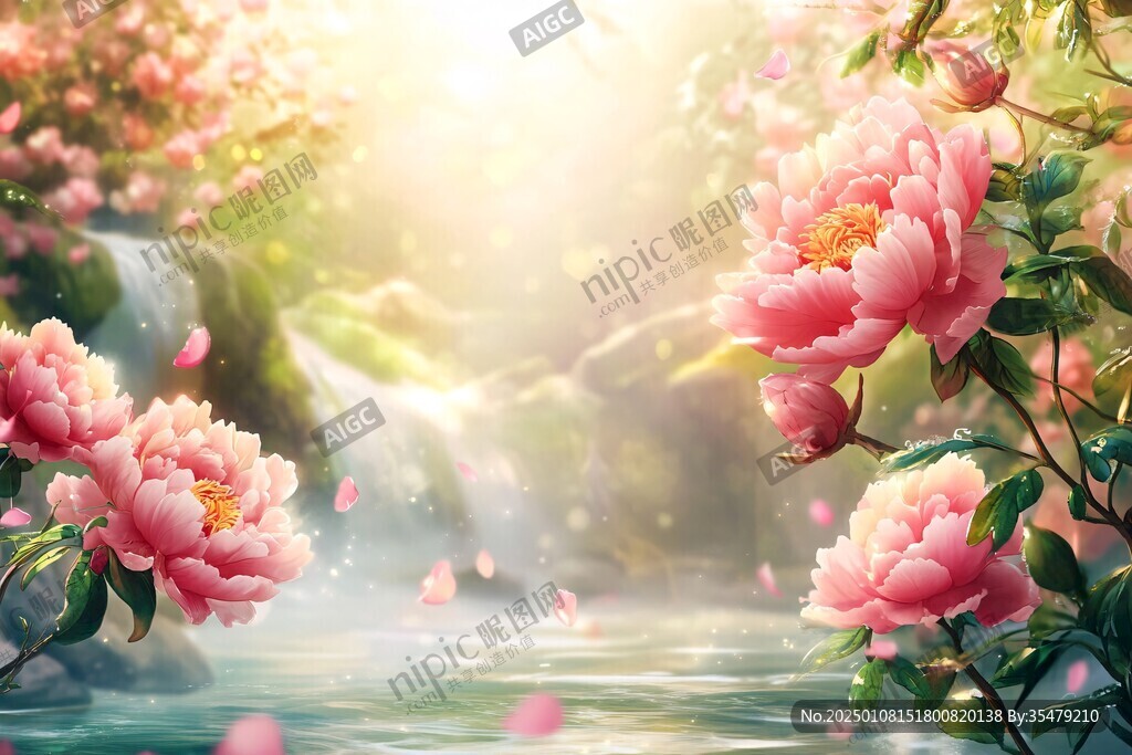 夢幻牡丹花