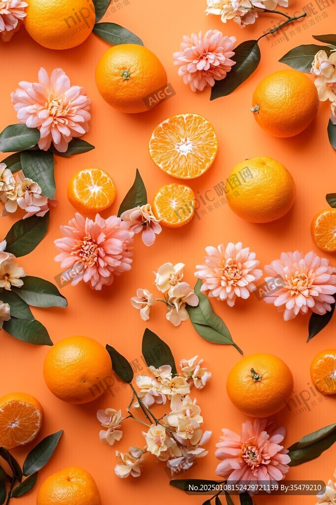 創(chuàng)意蜜橘圖