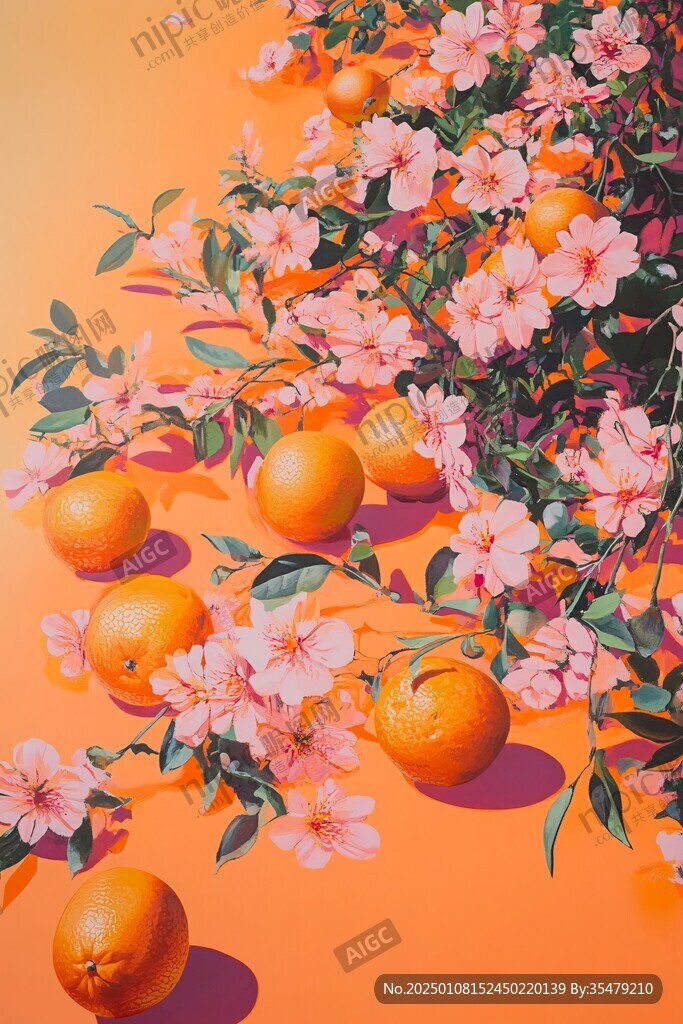 創(chuàng)意蜜橘圖