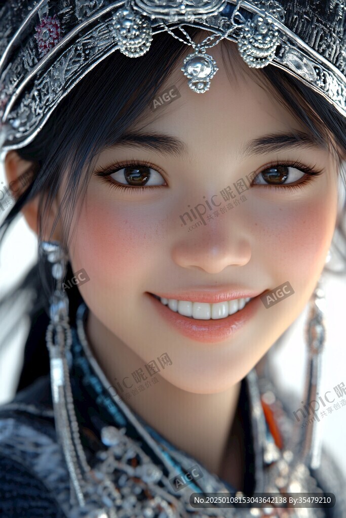土族族美女