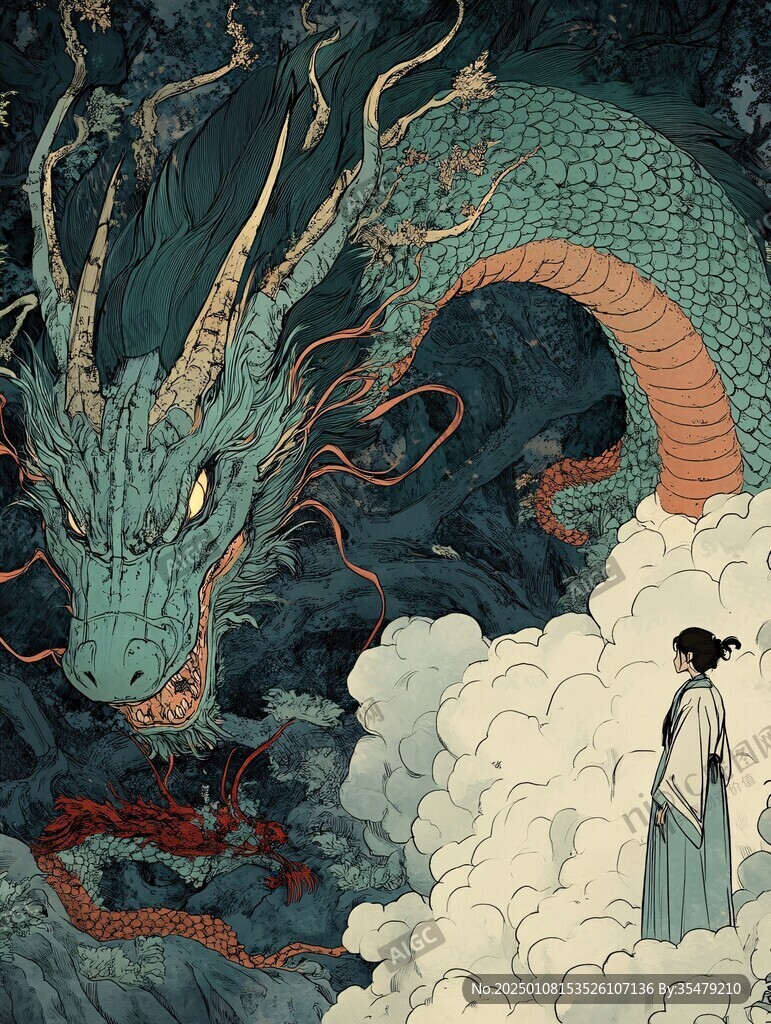 龍年系列插畫