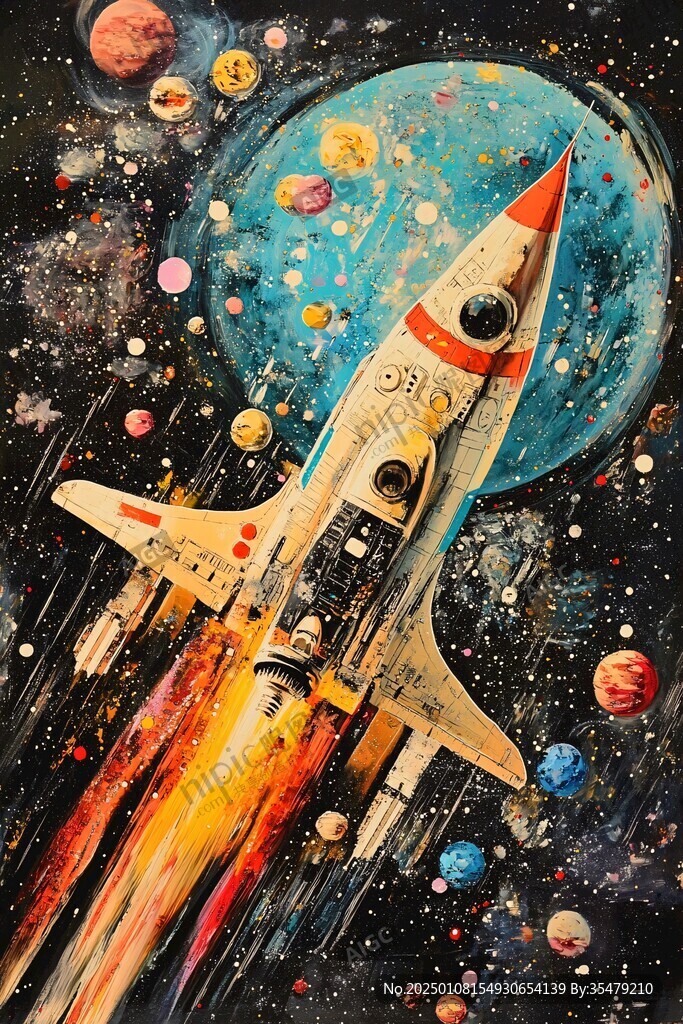 宇宙裝飾畫