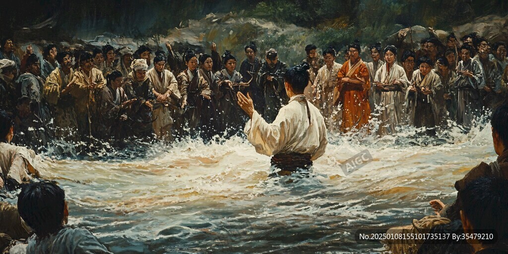 大禹治水場(chǎng)景