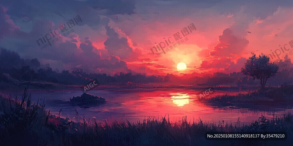 風(fēng)景厚涂