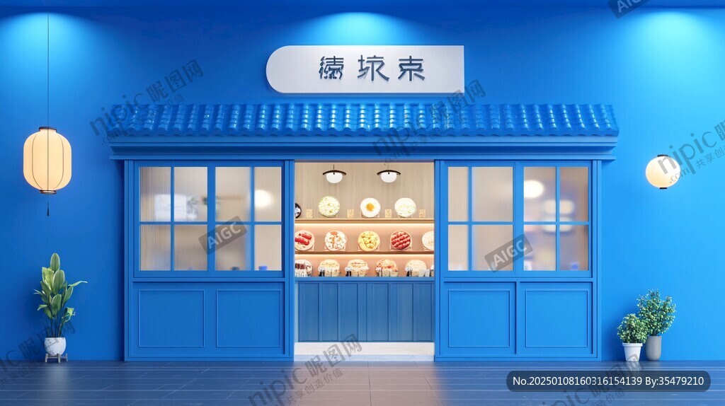 茶點(diǎn)店門頭