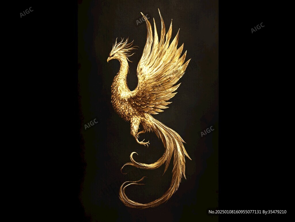 鳳凰金色logo