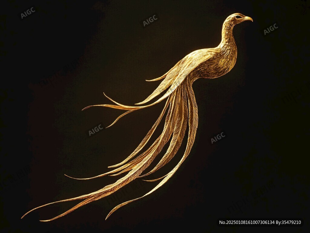 銅編鳳凰