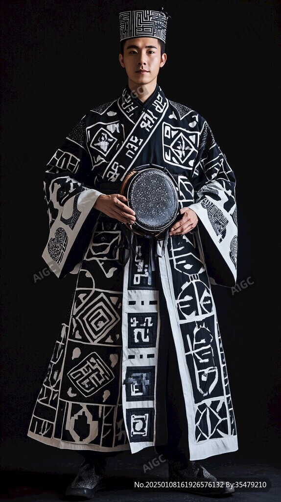 蠟染男衣