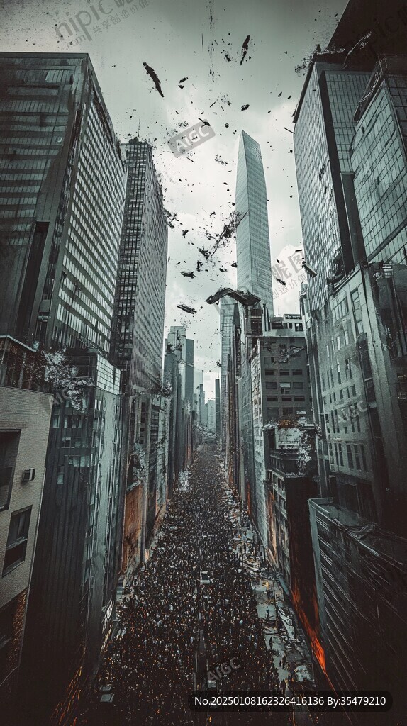 混亂擁擠的城市