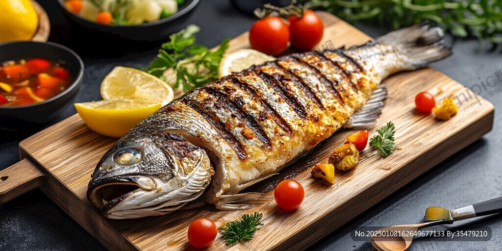 高清烤魚(yú)圖