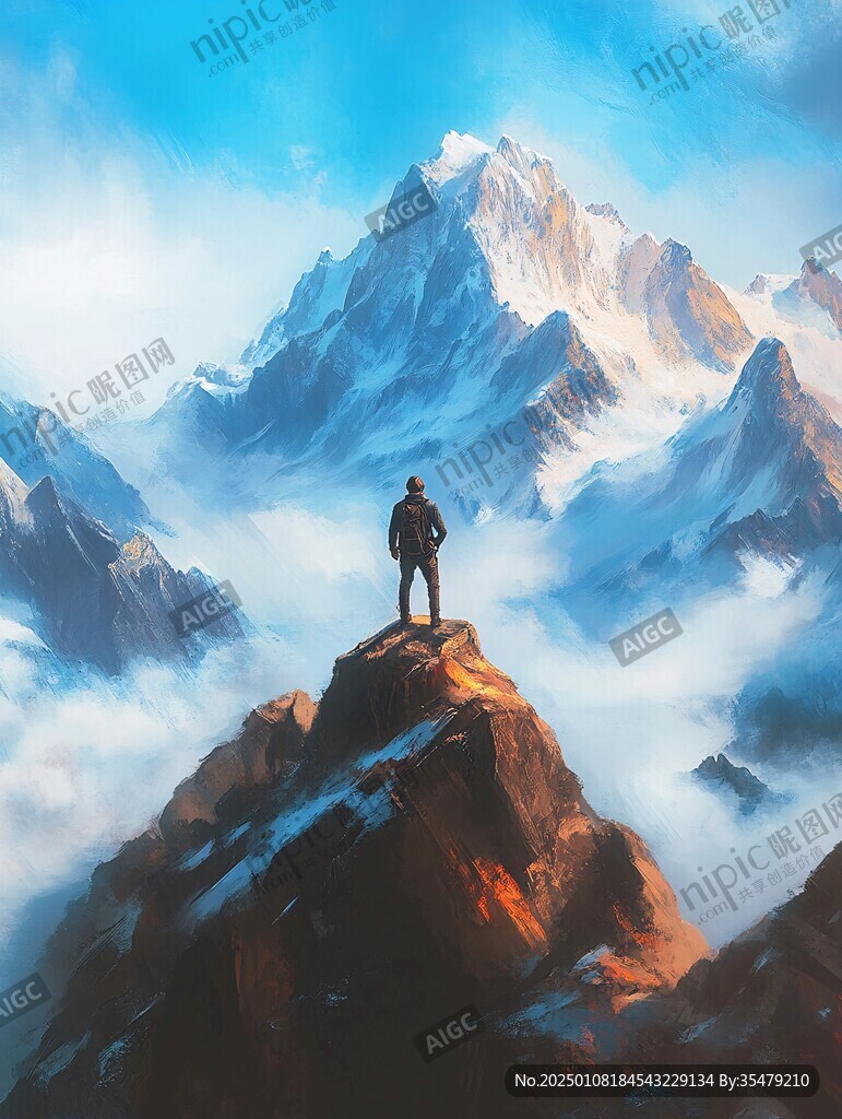 山高人為峰登山
