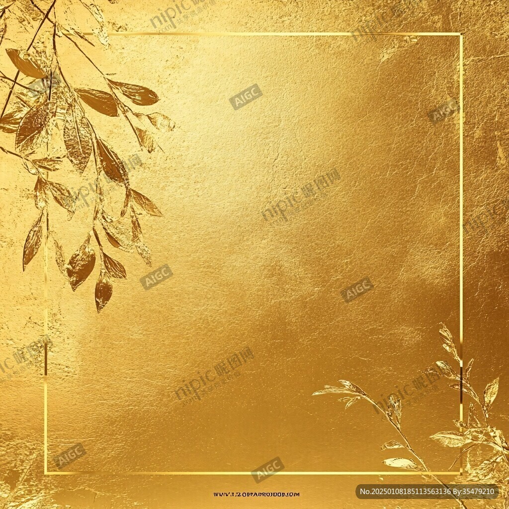 金色海報背景素材
