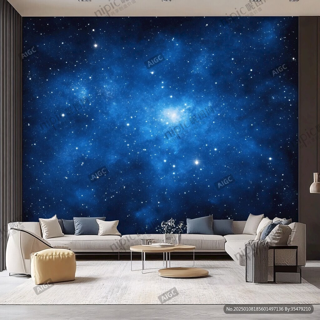 星星背景墻