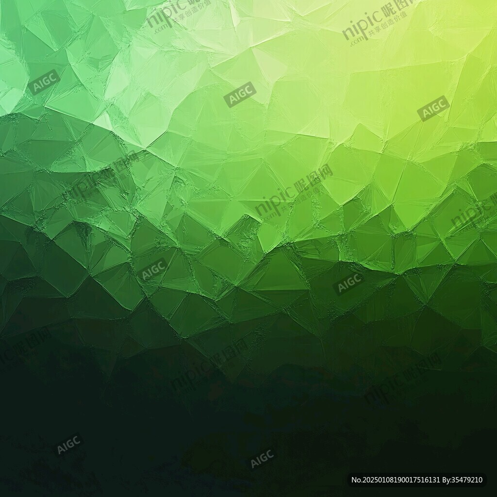 漸變綠色晶格背景