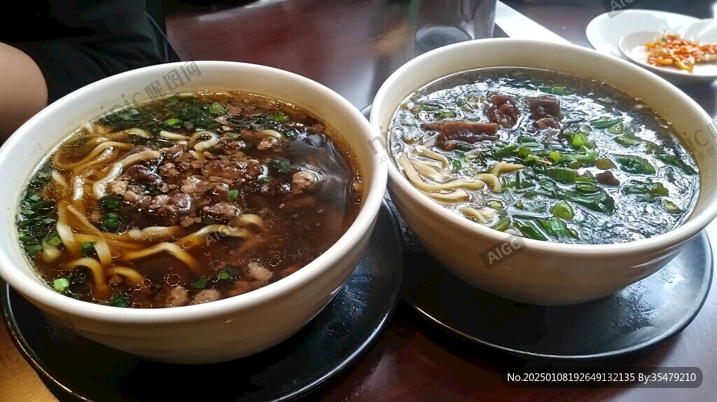 牛肉拉面雪菜肉絲面