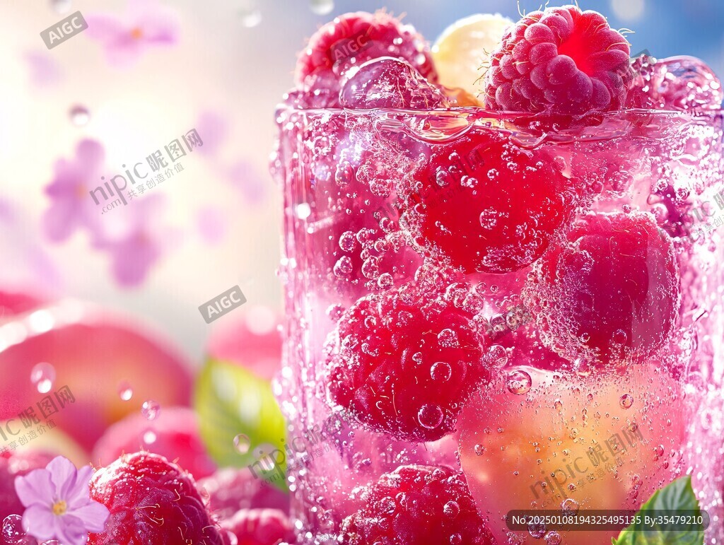樹莓蘇打水