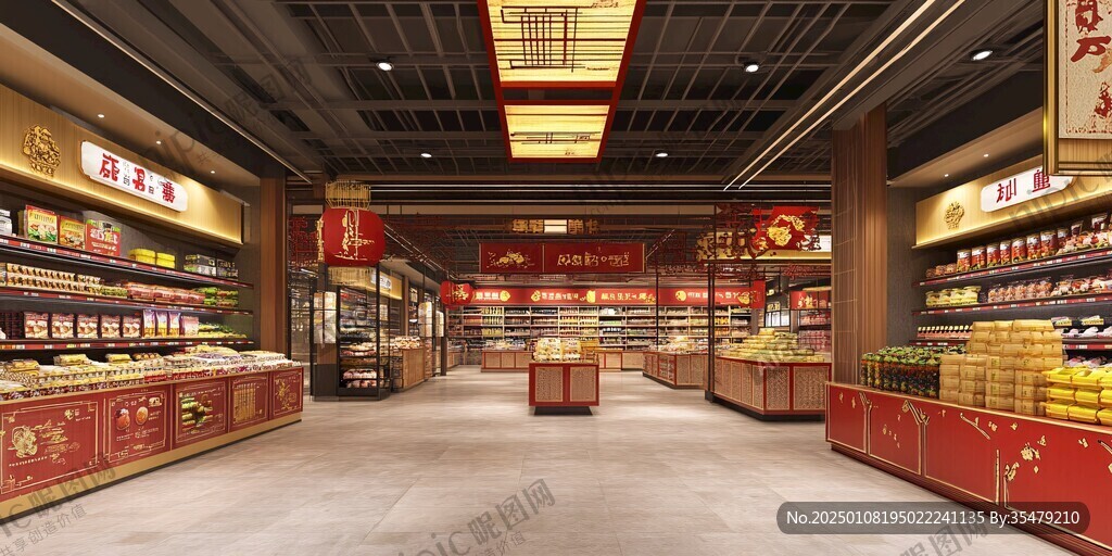 特產店效果圖