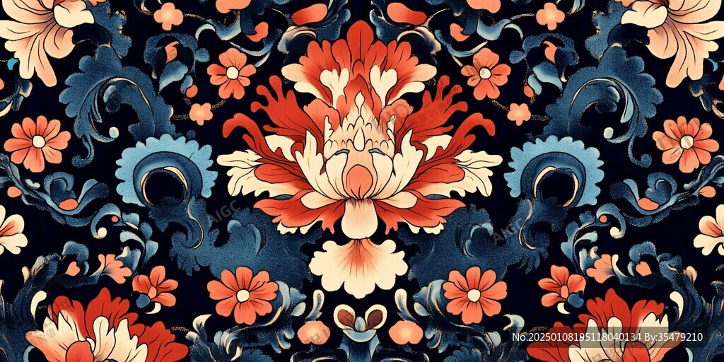 民族風(fēng)花卉
