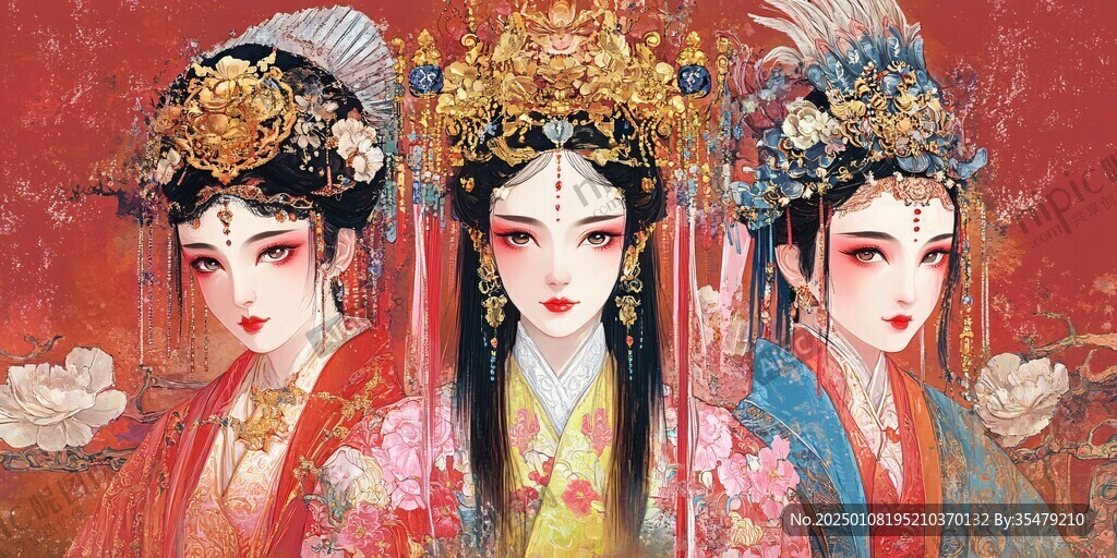 花旦插畫