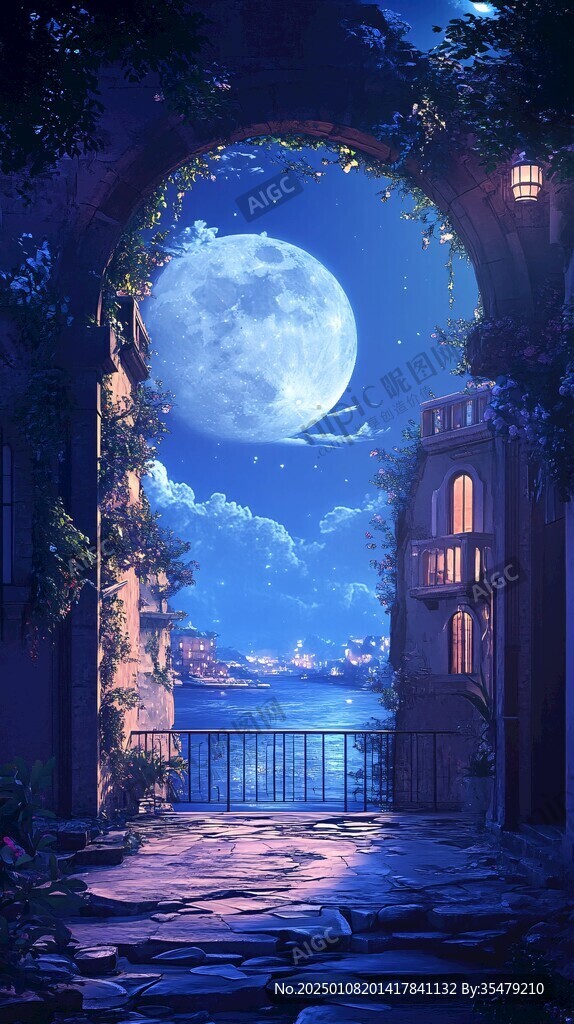 動(dòng)漫場景插畫