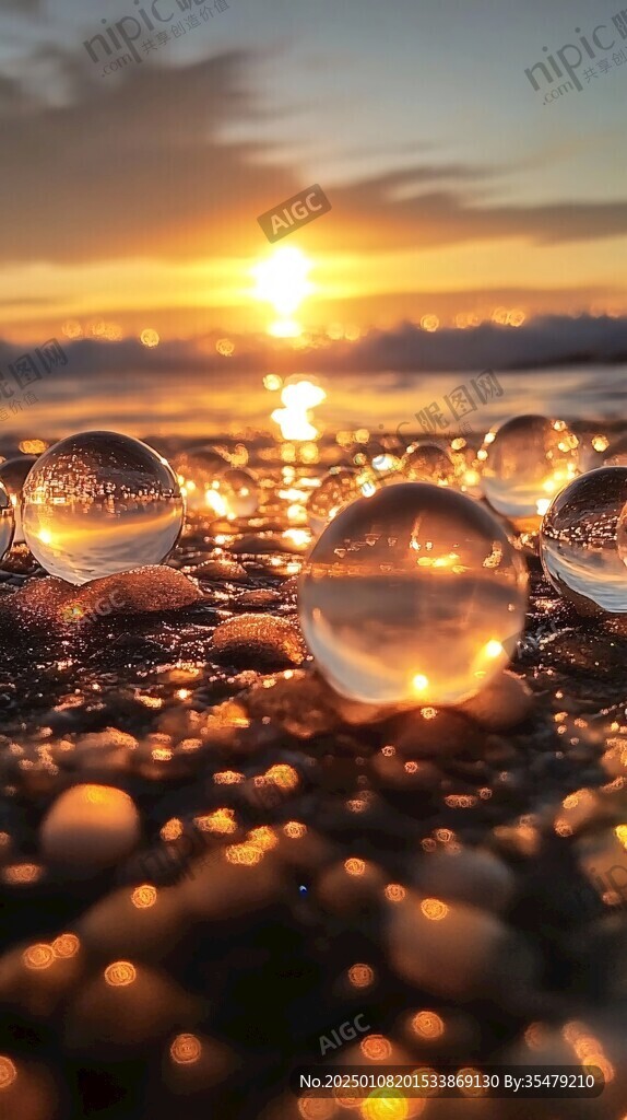 水晶球倒影