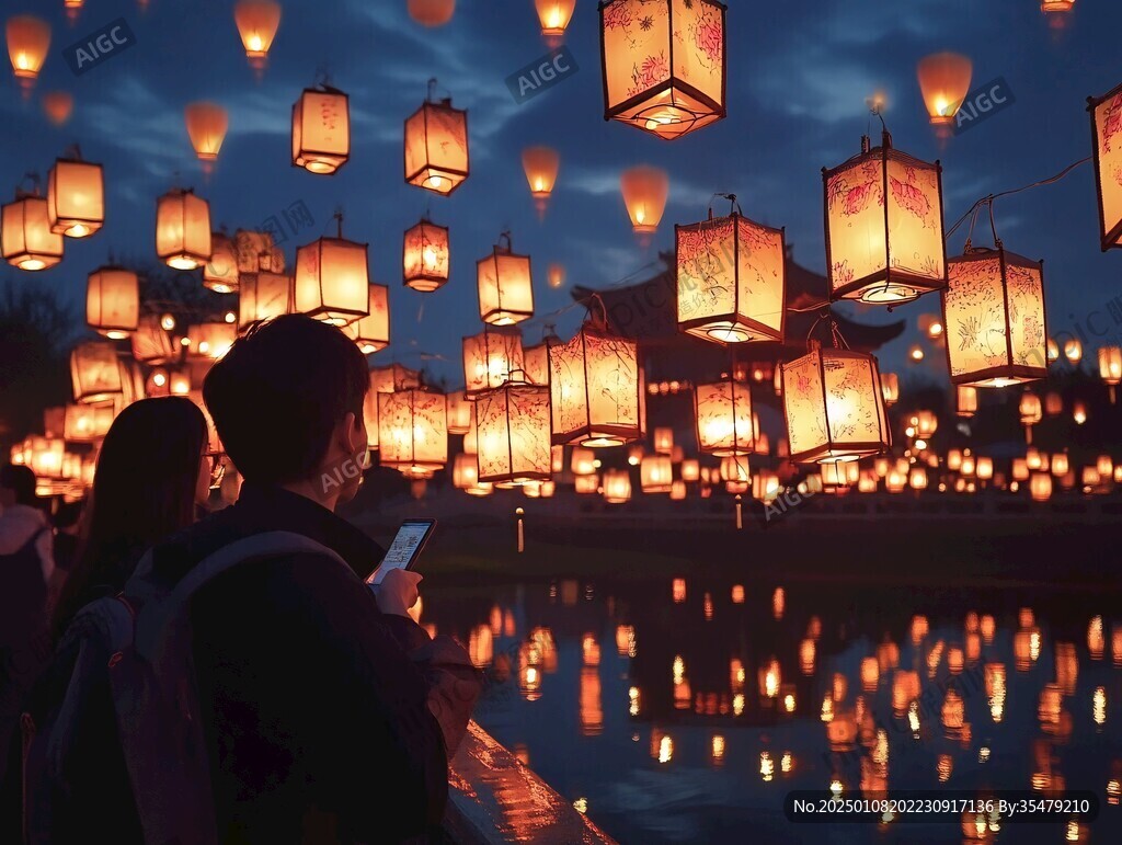 河燈祝福