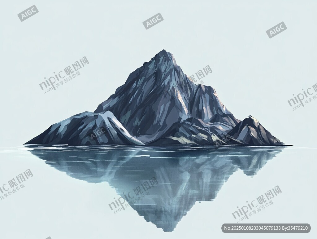 山湖插畫(huà)