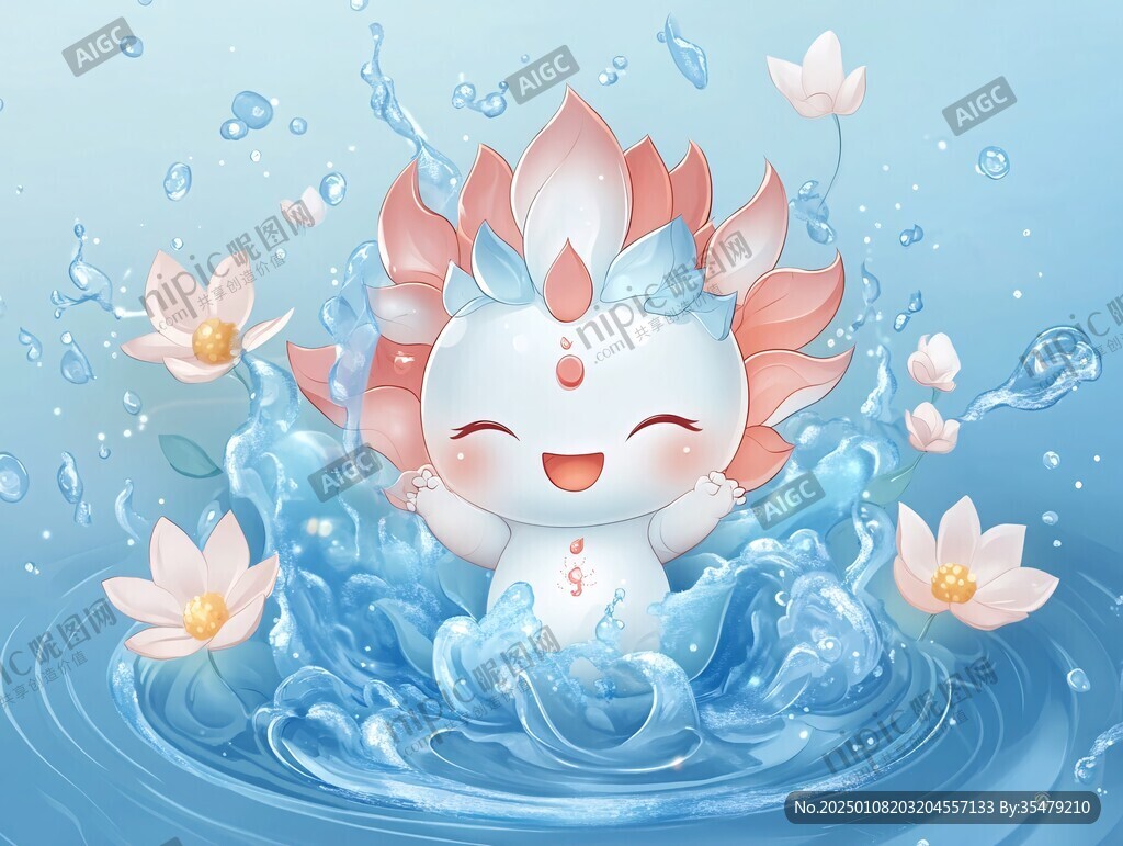 龍年ip形象蓮年有魚
