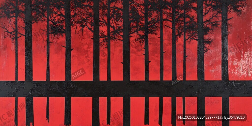 紅白圍欄
