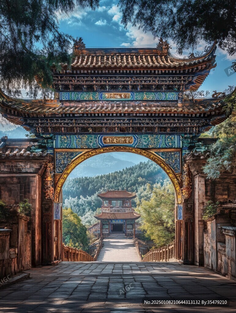 古牌坊風光