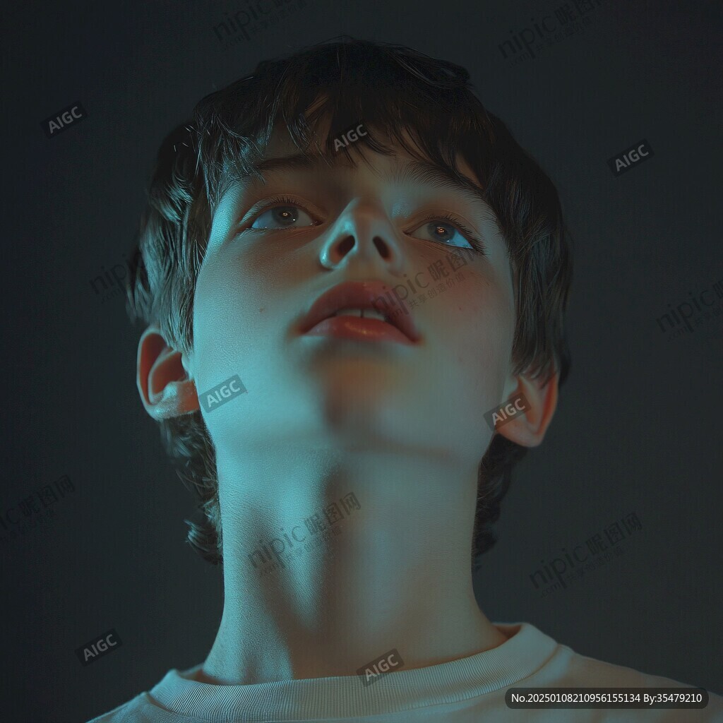 寫(xiě)實(shí)白羊男孩