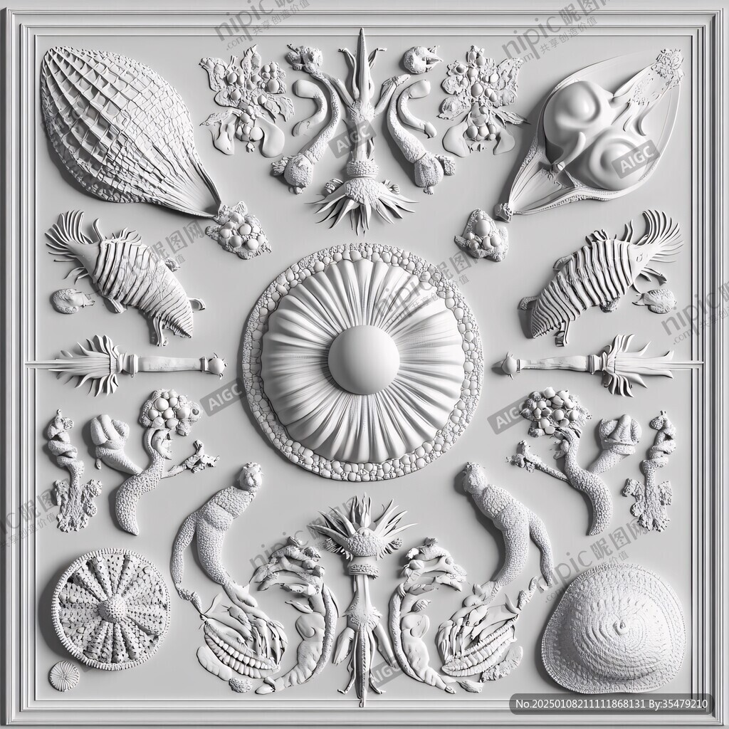 3d浮雕圖素材
