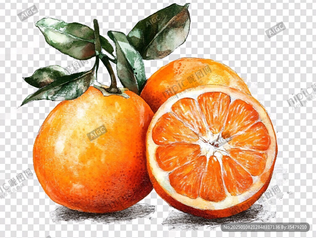 血柑插畫