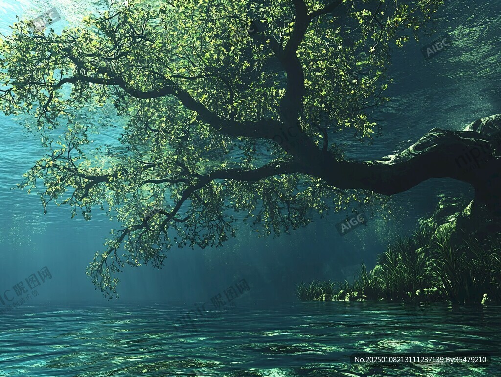 水下的樹木