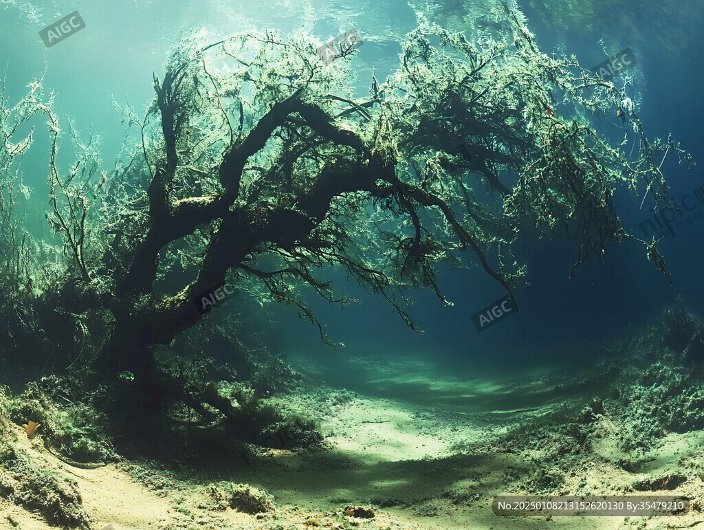 水下的樹木