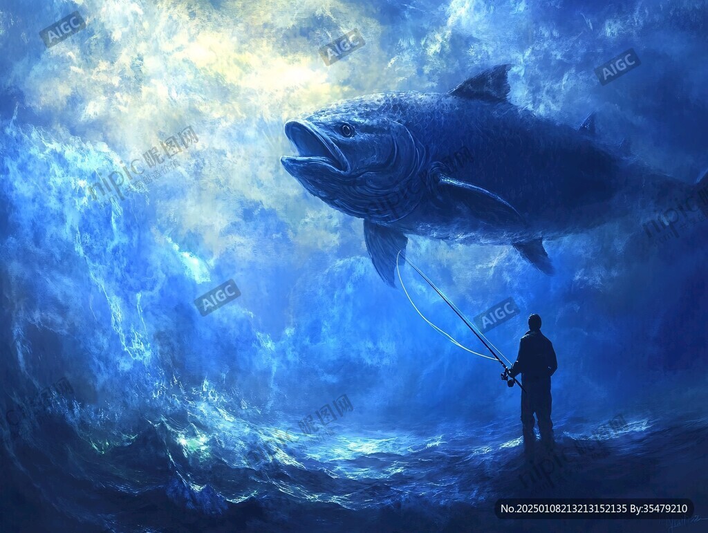 抱著大魚(yú)的人